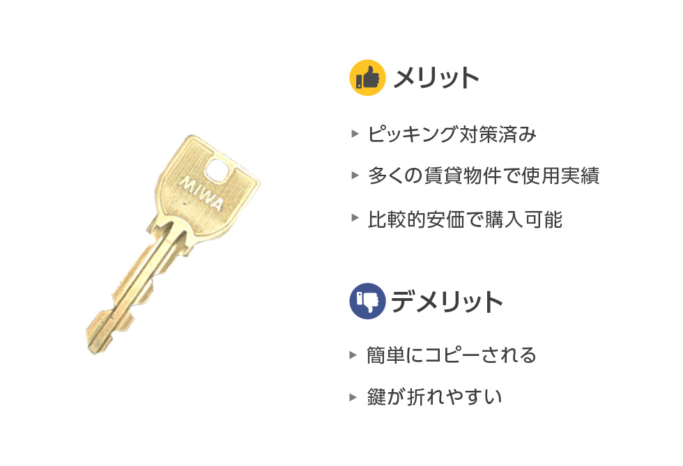 MIWA U9の鍵交換メリット・デメリット