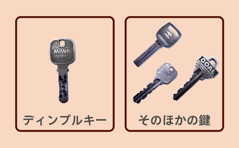 そのほかの鍵の種類と比較