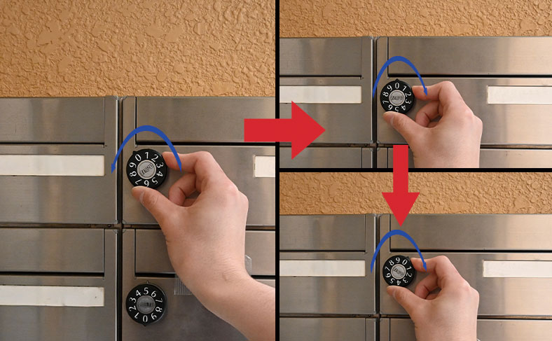 上記1~3を繰り返して開かなければ、最初の左0が間違っていることになる