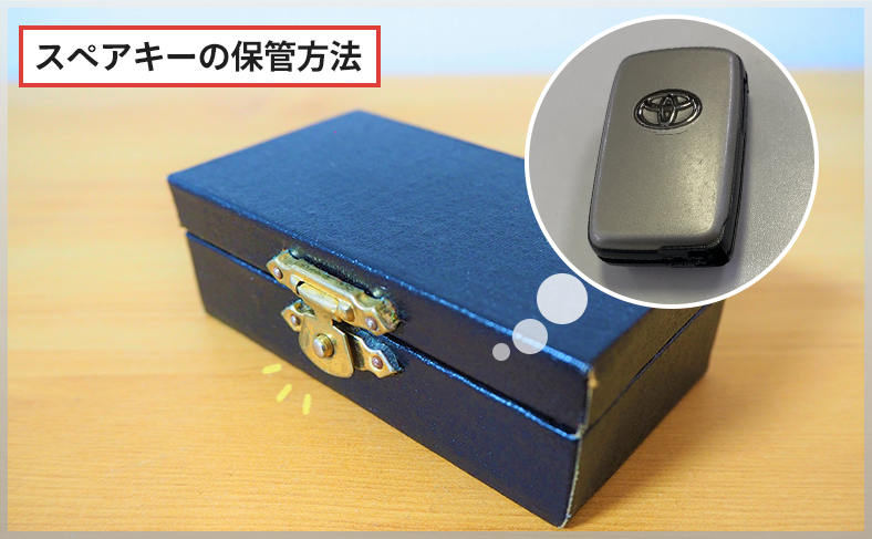 スペアキーの準備と保管方法