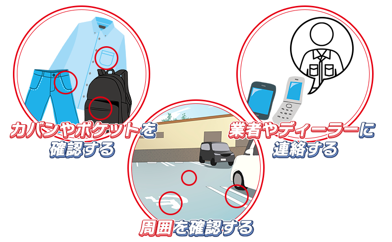 外出先で鍵をなくしたときの初動対応
