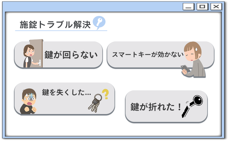 よく起きる施錠トラブルと、その背景にある原因